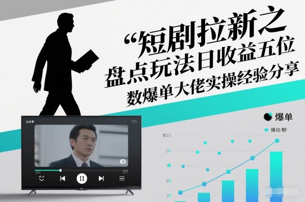 短剧拉新之盘点玩法日收益五位数爆单大佬实操经验分享-云网创