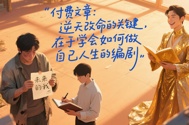 付费文章：逆天改命的关键，在于学会如何做自己人生的编剧-云网创