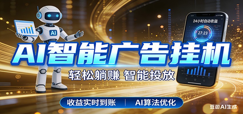 智能广告挂机新时代,利用碎片化时间实现稳定被动收益,AI帮你持续盈利-云网创