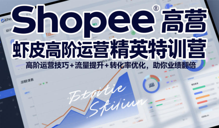 Shopee虾皮高阶运营精英特训营，高阶运营技巧+流量提升+转化率优化，助你业绩翻倍(更新26年7月)-云网创