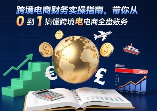 跨境电商财务实操指南，带你从0到1搞懂跨境电商全盘账务-云网创