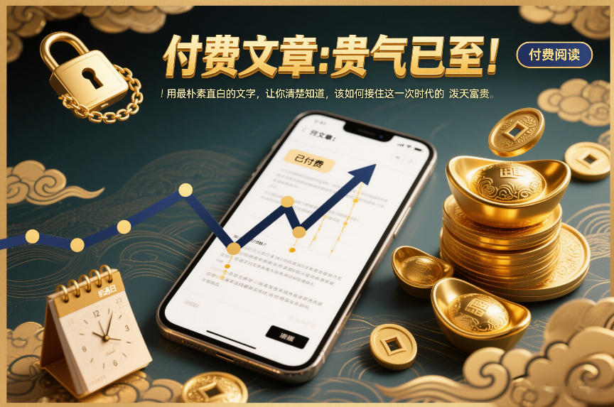 付费文章:贵气已至!用最朴素直白的文字,让你清楚知道,该如何接住这一次时代的泼天富贵-云网创