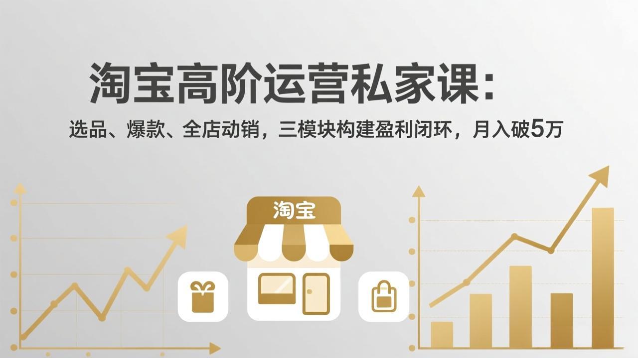 淘宝高阶运营私家课(更新26年4月-云网创