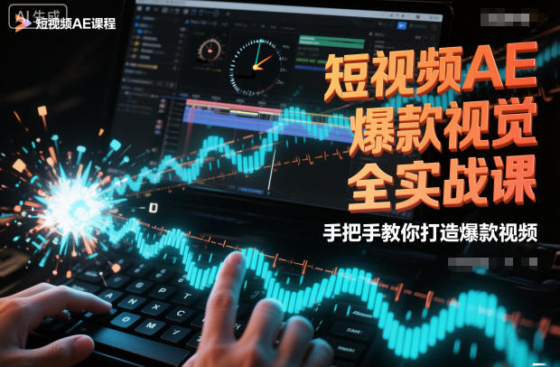 短视频AE爆款视觉全实战课，手把手教你打造爆款视频-云网创