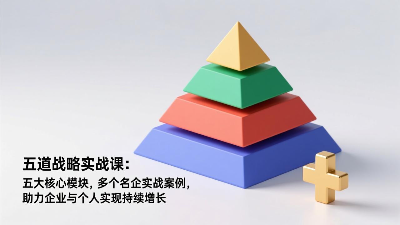 五道战略实战课:五大核心模块,多个名企实战案例,助力企业与个人实现持续增长-云网创