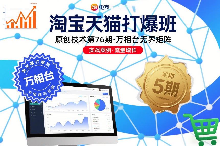 淘宝天猫打爆班原创技术第76期，万相台无界矩阵-云网创