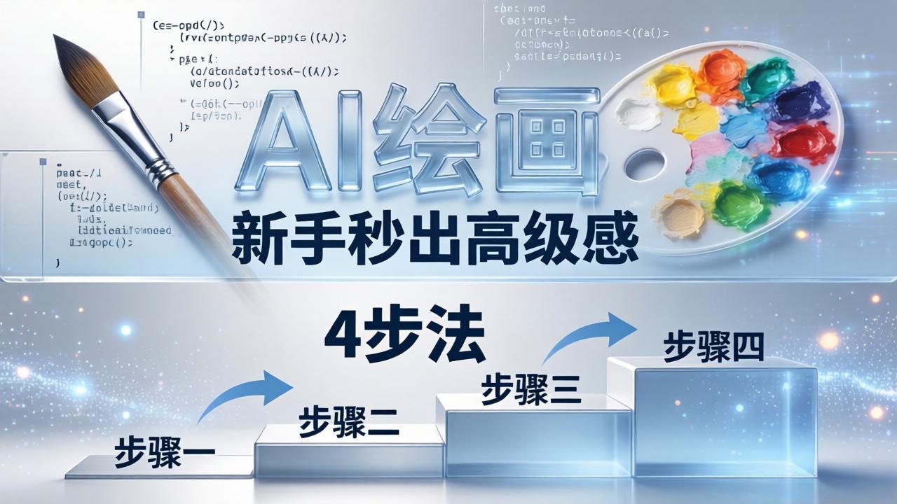AI绘画入门别再硬磕了!即梦4步法:万能提示词公式+BRTR框架,新手秒出高级感-云网创