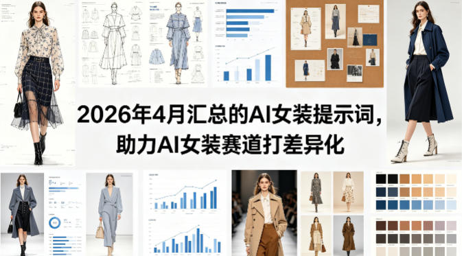 2026年4月汇总的AI女装提示词，助力AI女装赛道打差异化-云网创