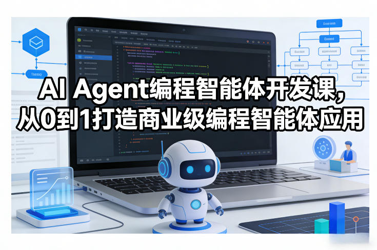 AI Agent编程智能体开发课，从0到1打造商业级编程智能体应用-云网创