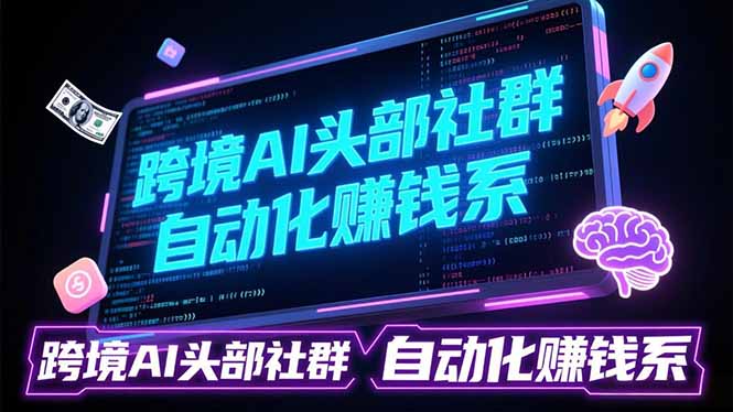 跨境AI头部社群前沿精选：聚焦可落地的AI实战经验，快速构建你的自动化赚钱系-云网创