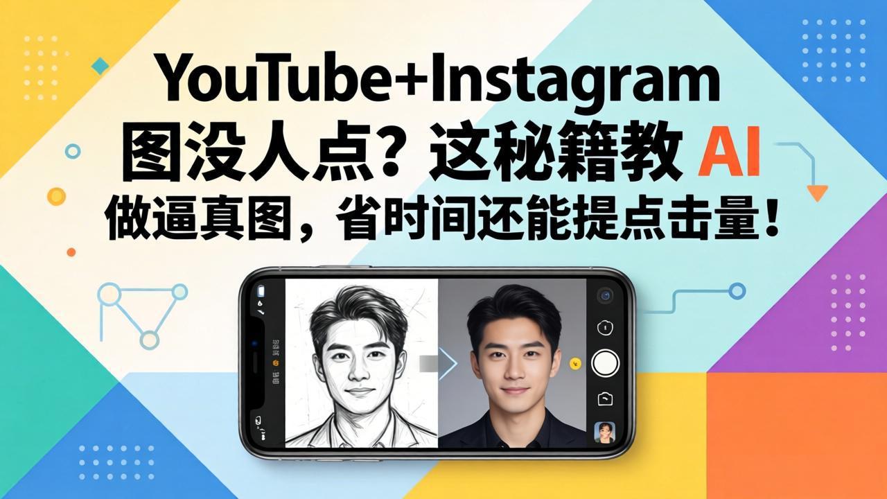 YouTube+Instagram图没人点？这秘籍教 AI 做逼真图，省时间还能提点击量-云网创