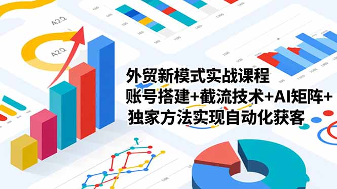 外贸新模式实战课程-更新2月，账号搭建+截流技术+AI矩阵+独家方法实现自动化获客-云网创