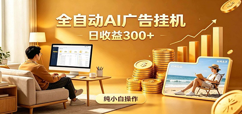 AI风口项目，全程解放双手，后台自动运行赚取收益，每天稳定收益300+-云网创