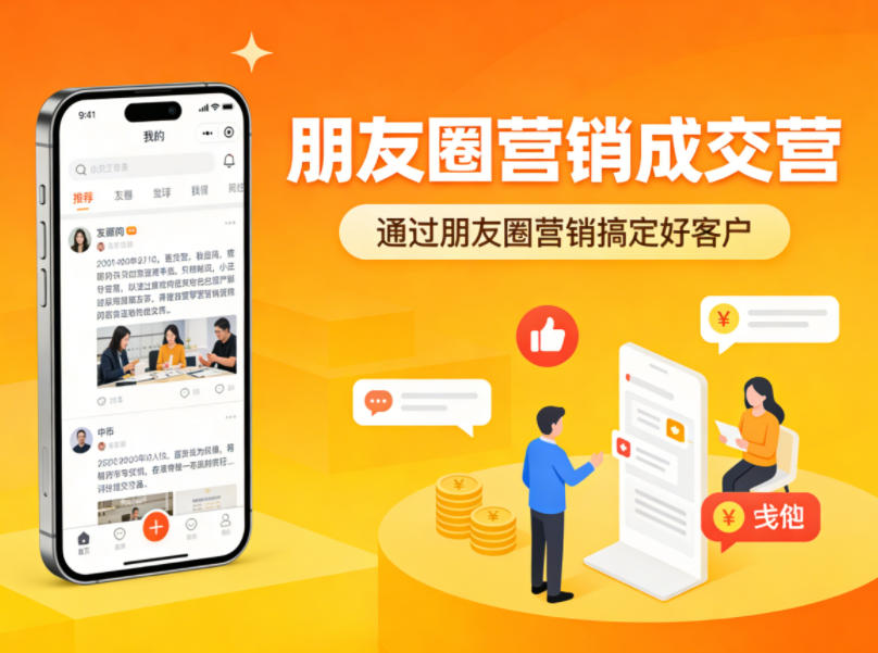 朋友圈营销成交营，通过朋友圈营销来搞定好客户-云网创