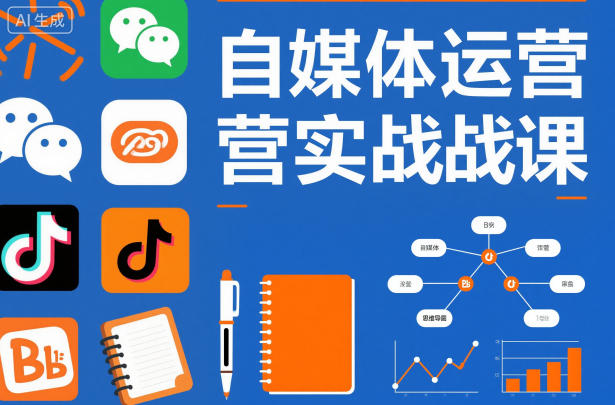自媒体运营实战课,掌握一套系统的自媒体运营底层方法论,成为优秀的内容创作者-云网创