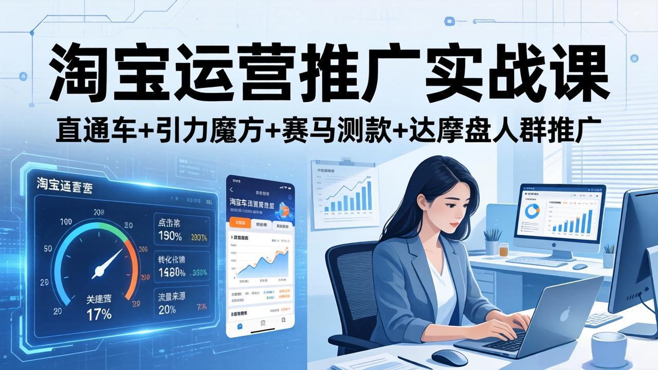 淘宝运营推广实战课(更新26年4月-云网创