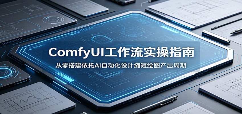 ComfyUI 工作流实操指南：从零搭建依托AI自动化设计缩短绘图产出周期-云网创