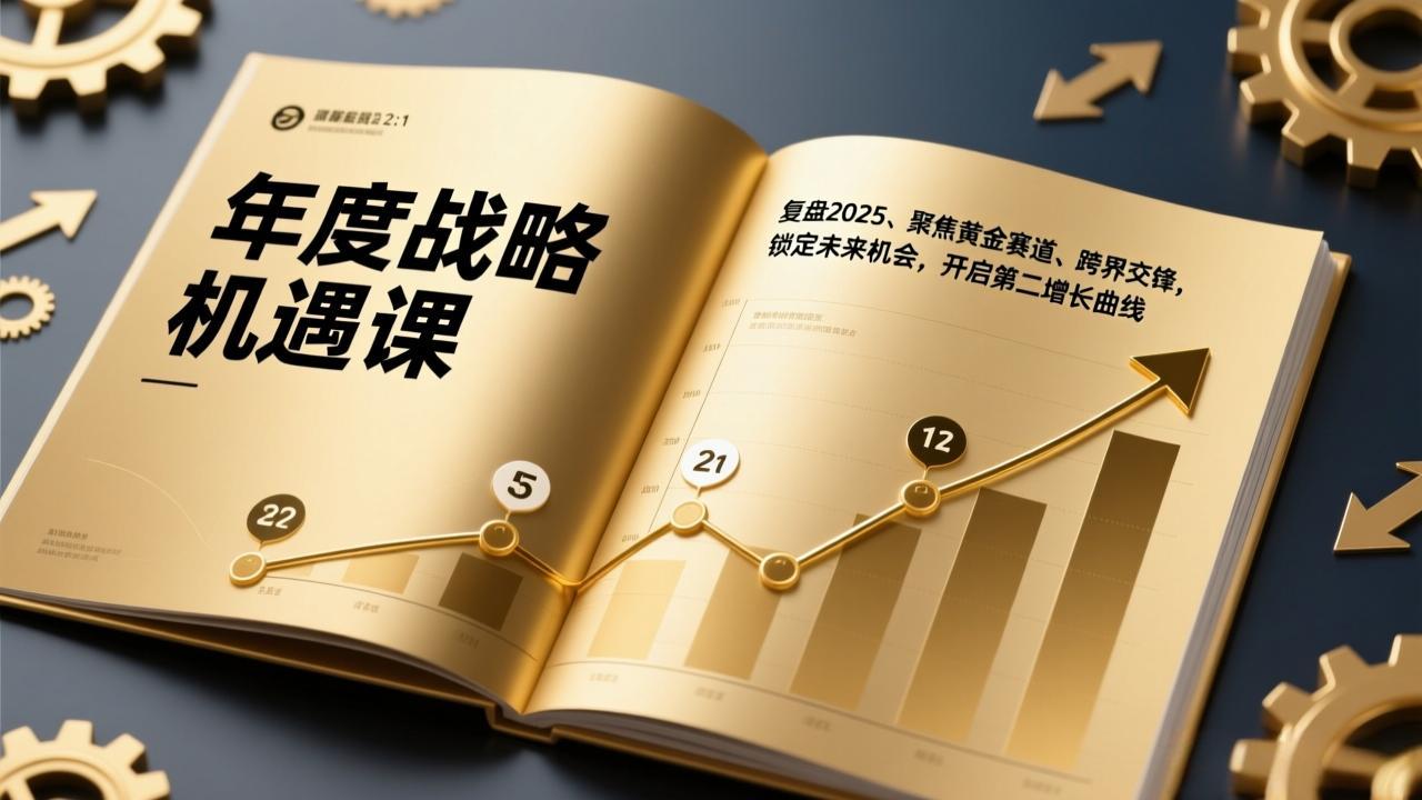 年度战略机遇课，复盘2025、聚焦黄金赛道、跨界交锋，锁定未来机会，开启第二增长曲线-云网创