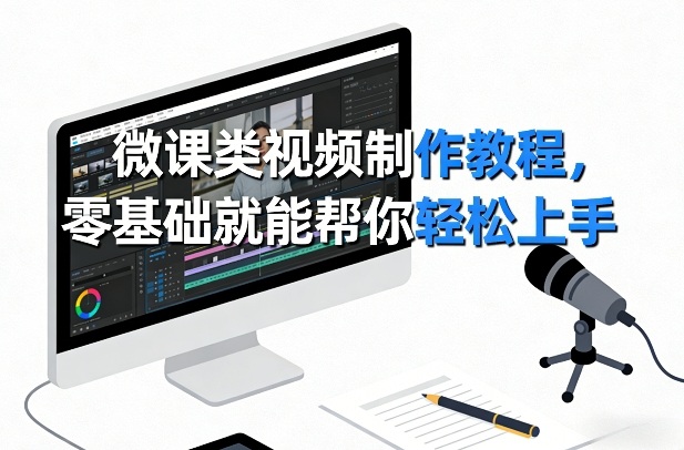 微课类视频制作教程,零基础就能帮你轻松上手-云网创