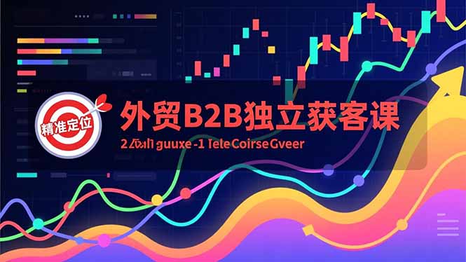 外贸B2B独立获客课,Facebook主页搭建、消息互动广告、精准定位,打造高询盘系统-云网创