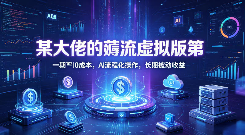 某大佬的薅流虚拟版第一期丨0成本，AI流程化操作，长期被动收益-云网创