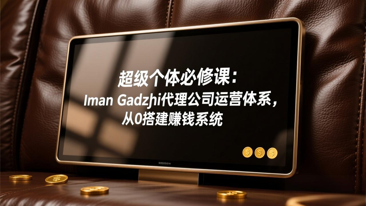 超级个体必修课：Iman Gadzhi代理公司运营体系，从0搭建赚钱系统-云网创