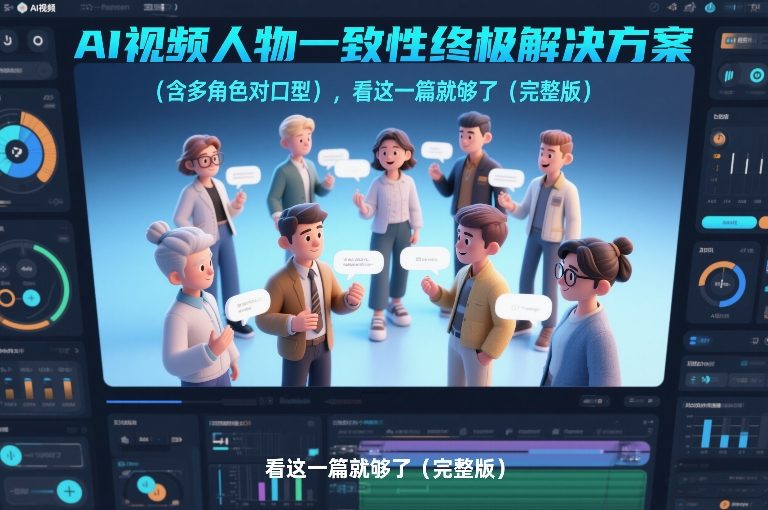AI视频人物一致性终极解决方案(含多角色对口型)，看这一篇就够了(完整版)-云网创