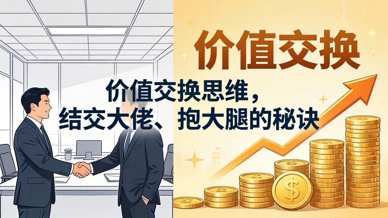 某付费文章：价值交换思维，结交大佬、抱大腿的秘诀-云网创
