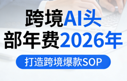 跨境AI头部年费2026年,打造跨境爆款SOP(更新3月)-云网创